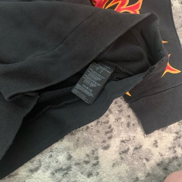 Palm Angels Fire Burning Hoodie Men’s Large, Medium, Small - Picture 3 of 4